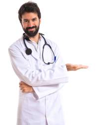 Médico atendendo um paciente
